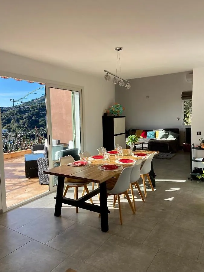 Villa A Menton Avec Vue Mer 0*,